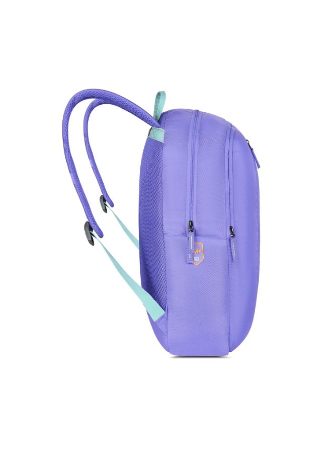 سكاي باجز Skybags Unisex Brat 20L Premium Polyester Adjustable Straps 4 Compartment Backpack (E) Lavender - Image 4